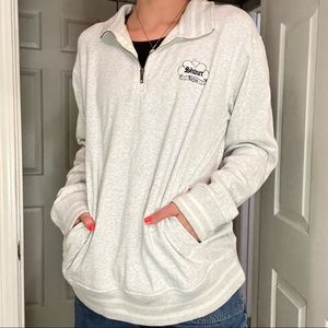 Shiner, Texas cream pullover quarter zip